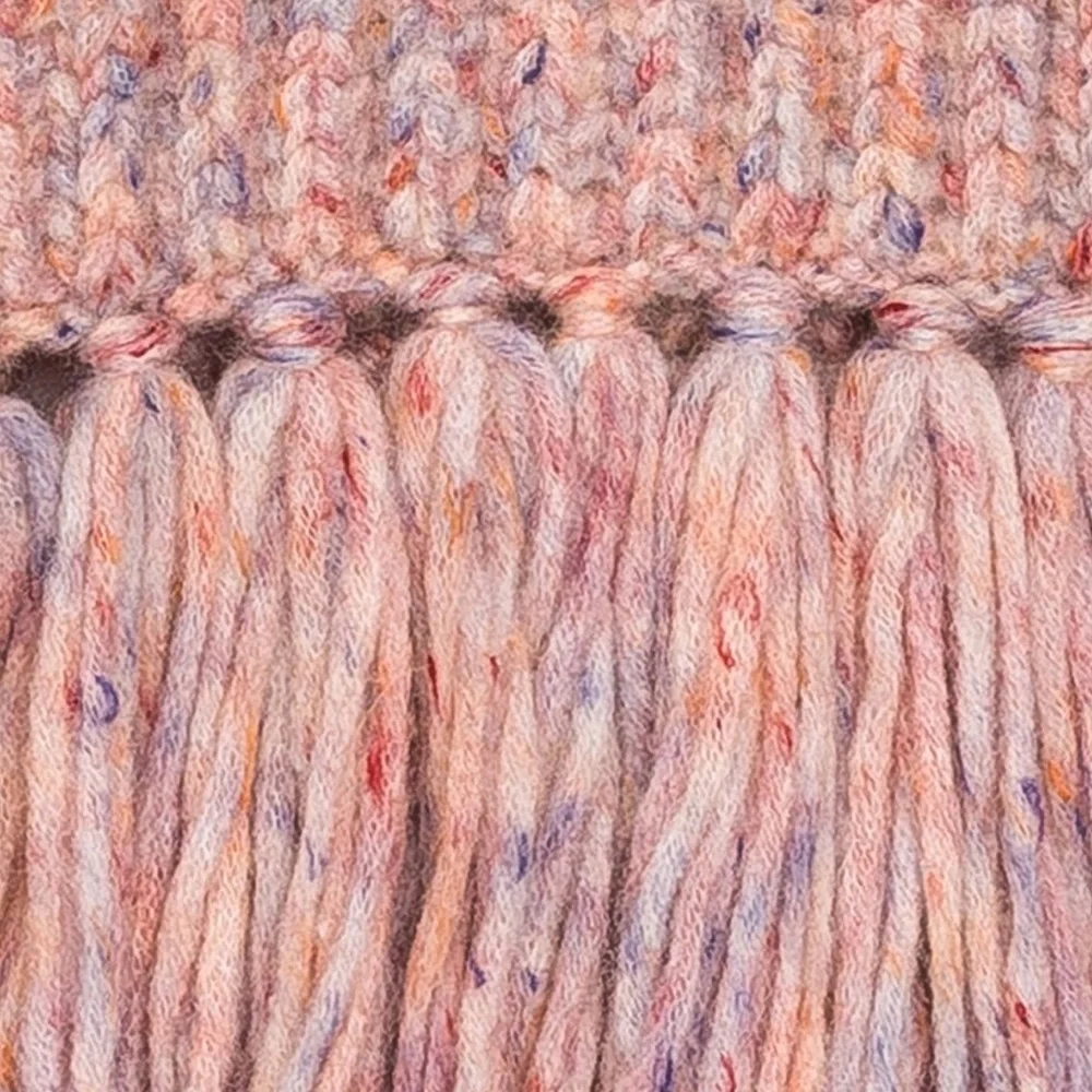 Rag & Bone Devin Wool Scarf in Pink Multi Colored - Picture 4 of 5